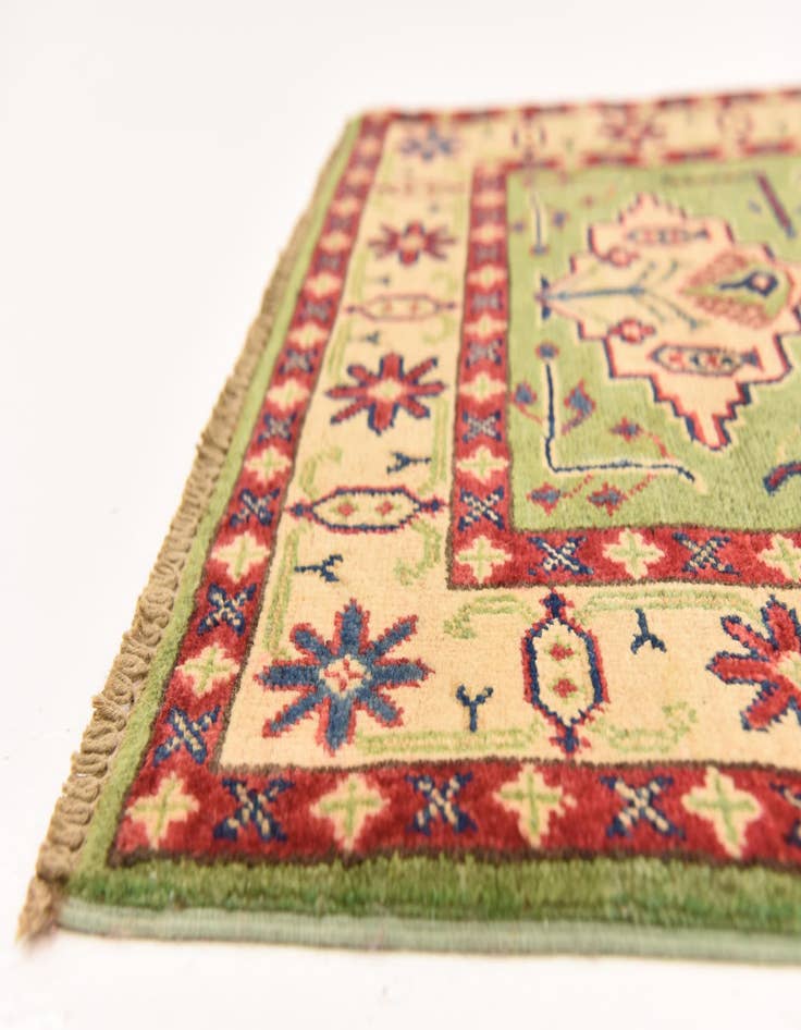 Detail image of  2' 9 x 3' 10  Hand Knotted Kazak Rug