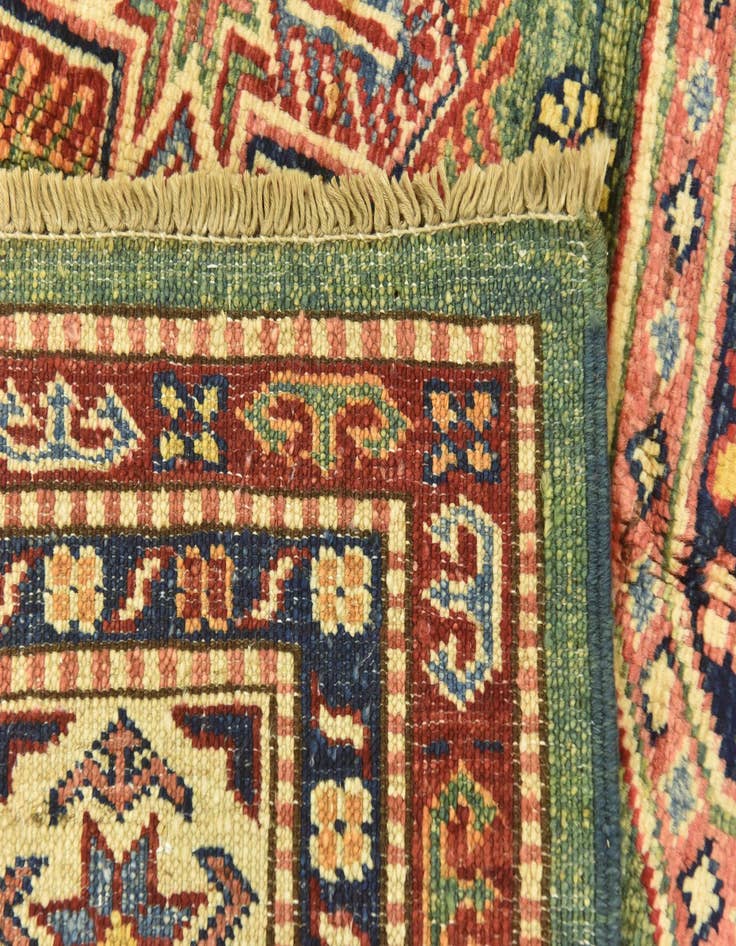 Detail image of  5' 9 x 7' 9  Hand Knotted Kazak Oriental Rug