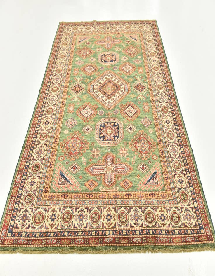 Detail image of  5' 9 x 7' 9  Hand Knotted Kazak Oriental Rug