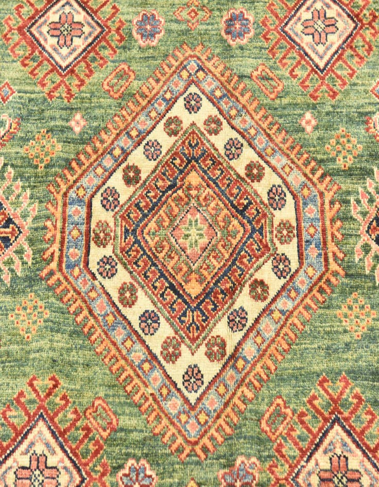 Detail image of  5' 9 x 7' 9  Hand Knotted Kazak Oriental Rug