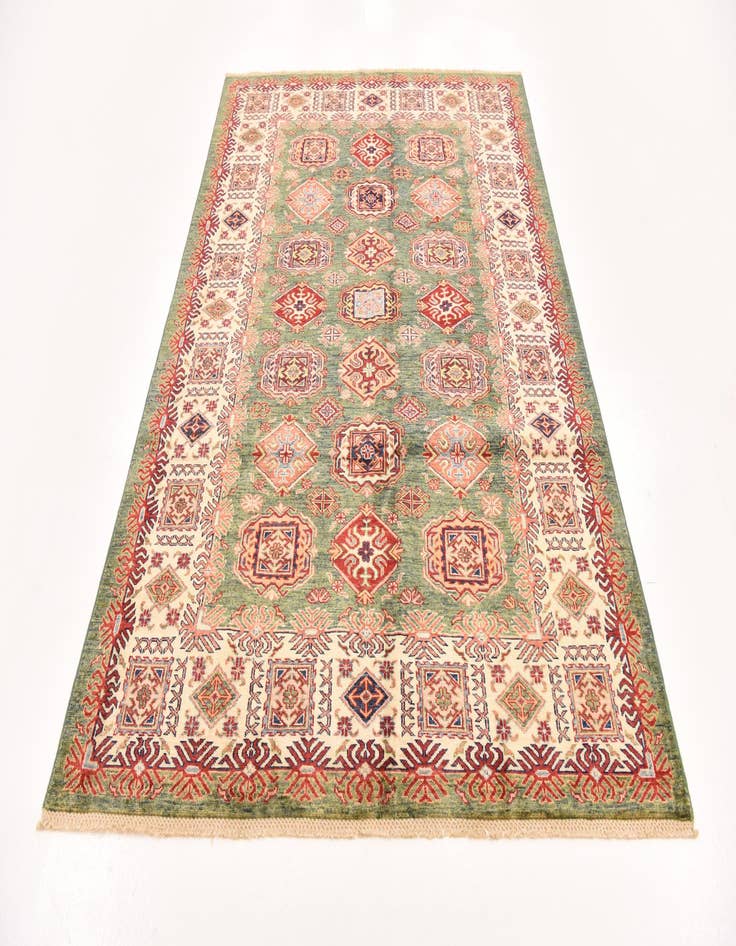 Detail image of  5' 6 x 8'  Hand Knotted Kazak Oriental Rug