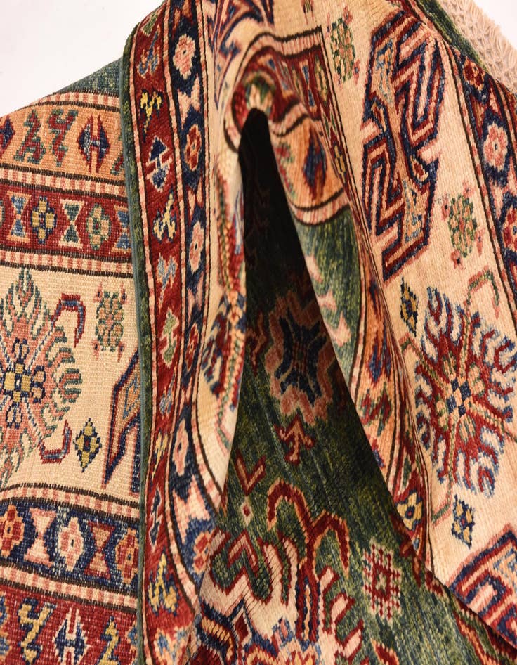 Detail image of  5' 9 x 7' 11  Hand Knotted Kazak Oriental Rug