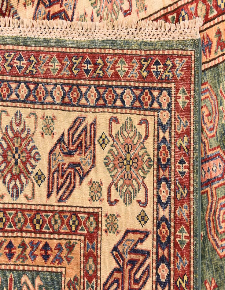Detail image of  5' 9 x 7' 11  Hand Knotted Kazak Oriental Rug