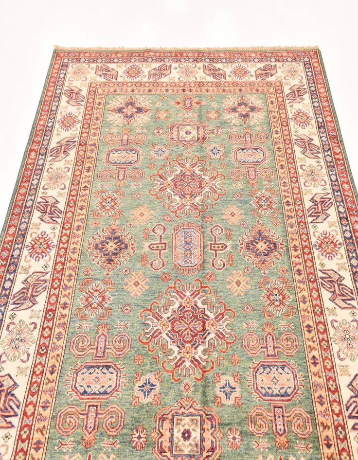 Detail image of  5' 9 x 7' 11  Hand Knotted Kazak Oriental Rug