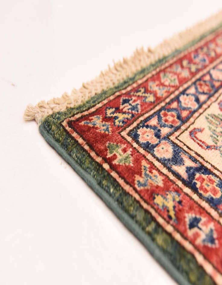 Detail image of  5' 9 x 7' 11  Hand Knotted Kazak Oriental Rug