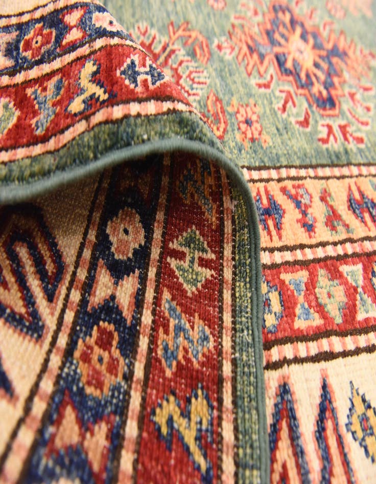 Detail image of  5' 9 x 7' 11  Hand Knotted Kazak Oriental Rug