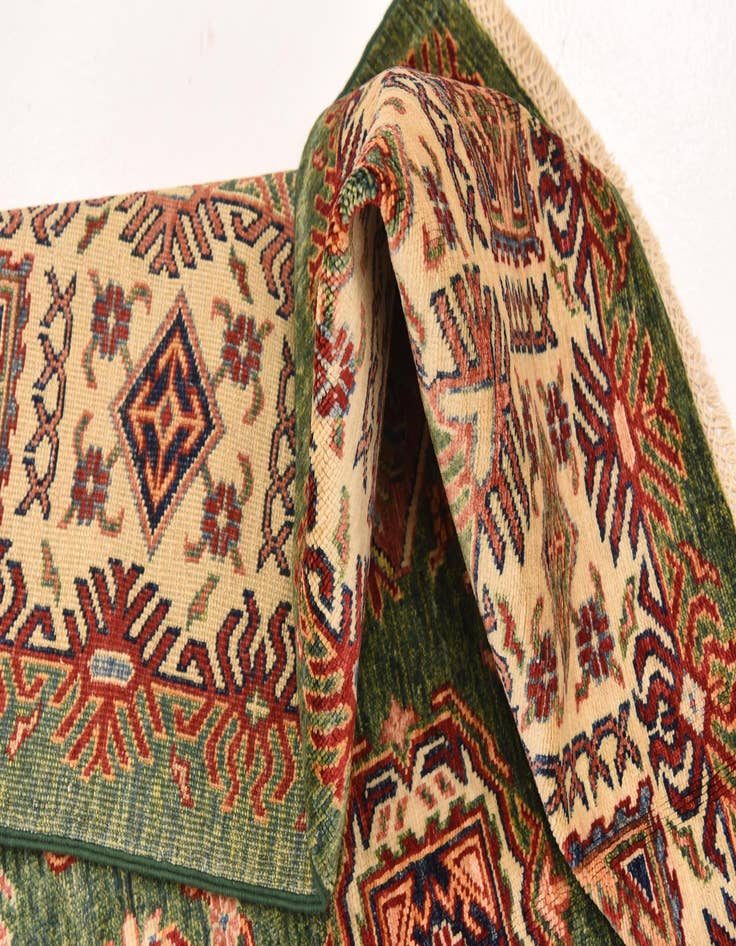 Detail image of  5' 8 x 7' 10  Hand Knotted Kazak Oriental Rug