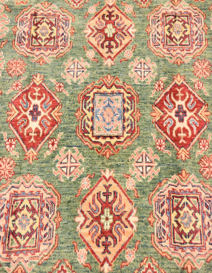 Detail image of  5' 8 x 7' 10  Hand Knotted Kazak Oriental Rug