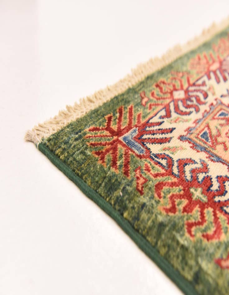 Detail image of  5' 8 x 7' 10  Hand Knotted Kazak Oriental Rug