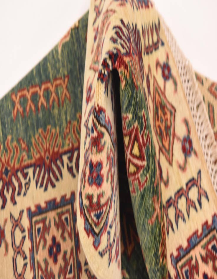 Detail image of  3' 3 x 4' 10  Hand Knotted Kazak Oriental Rug