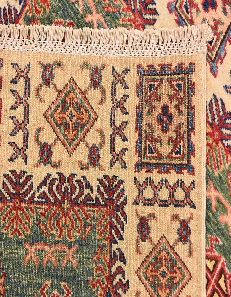Detail image of  3' 3 x 4' 10  Hand Knotted Kazak Oriental Rug