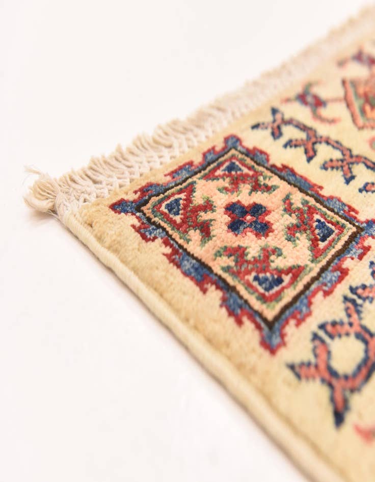 Detail image of  3' 3 x 4' 10  Hand Knotted Kazak Oriental Rug