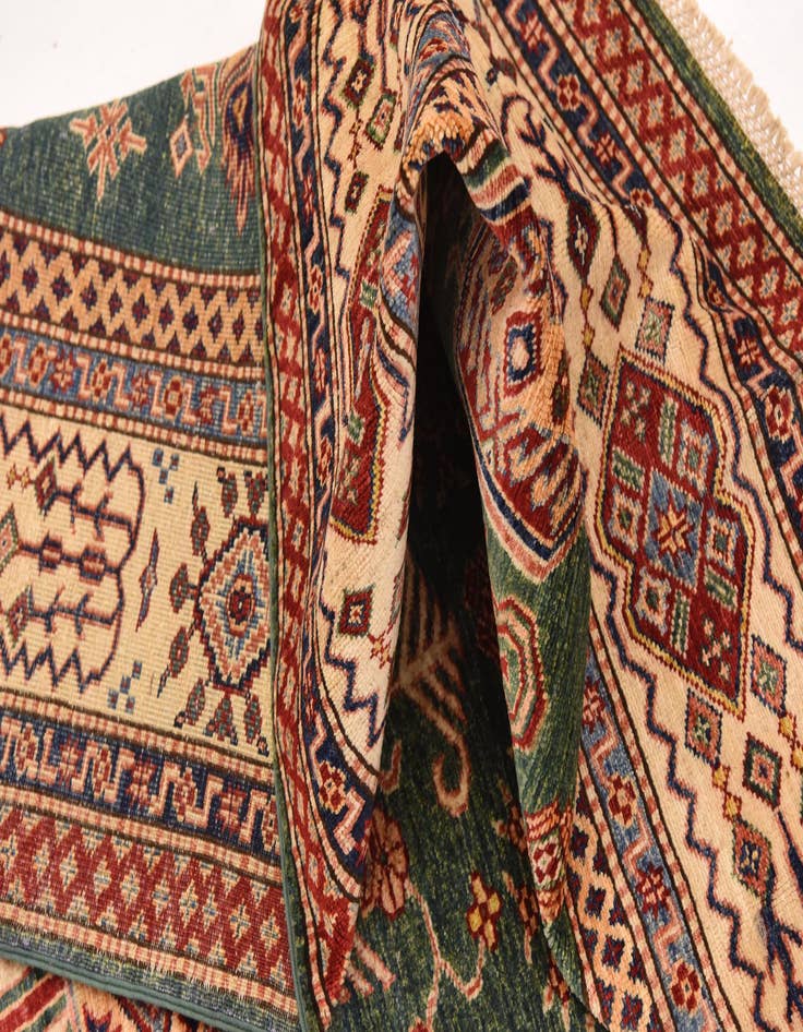 Detail image of  6' 8 x 9' 5  Hand Knotted Kazak Oriental Rug