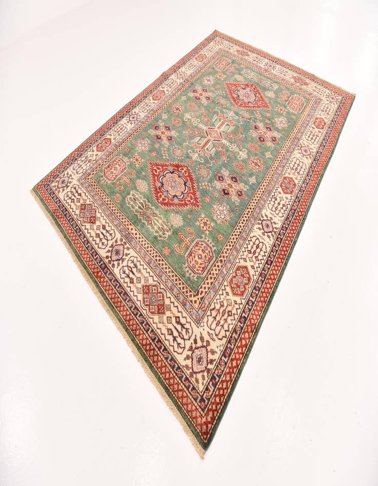 Detail image of  6' 8 x 9' 5  Hand Knotted Kazak Oriental Rug