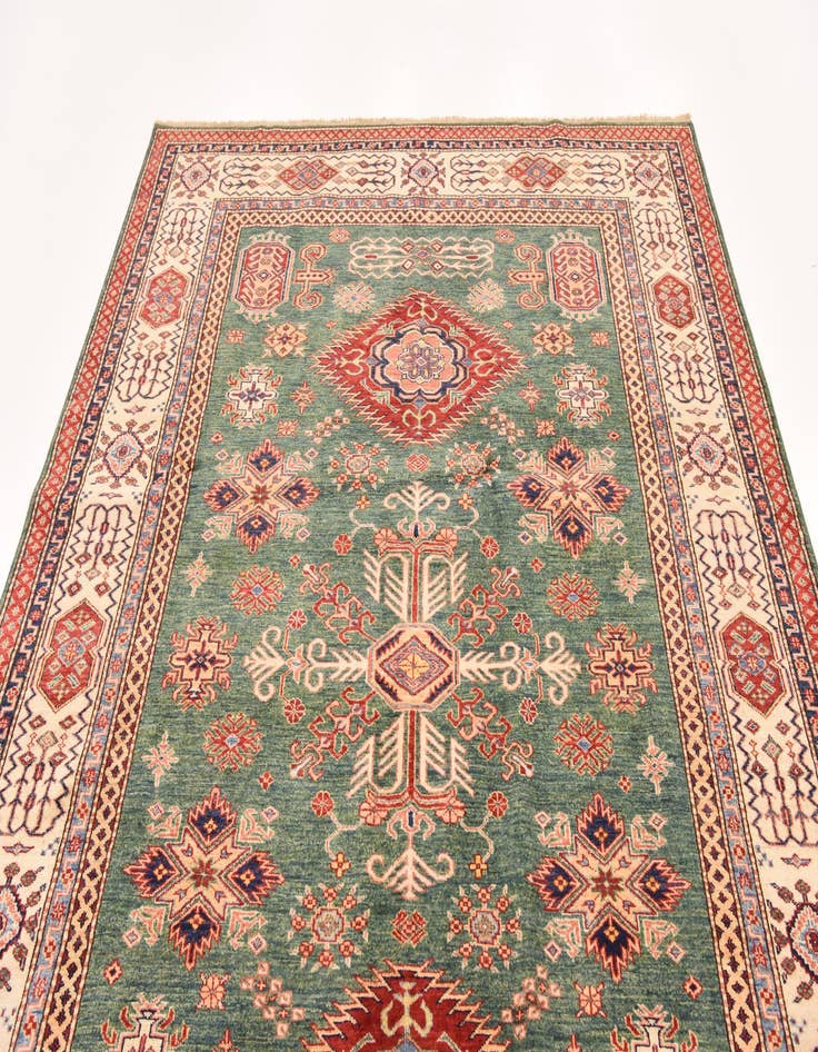 Detail image of  6' 8 x 9' 5  Hand Knotted Kazak Oriental Rug