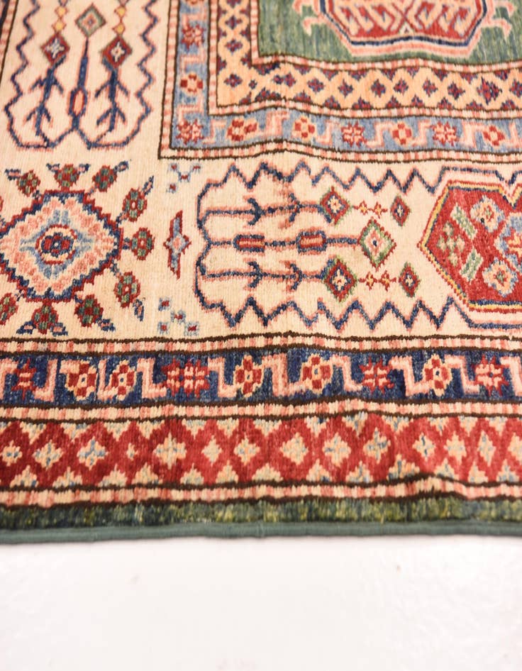 Detail image of  6' 8 x 9' 5  Hand Knotted Kazak Oriental Rug