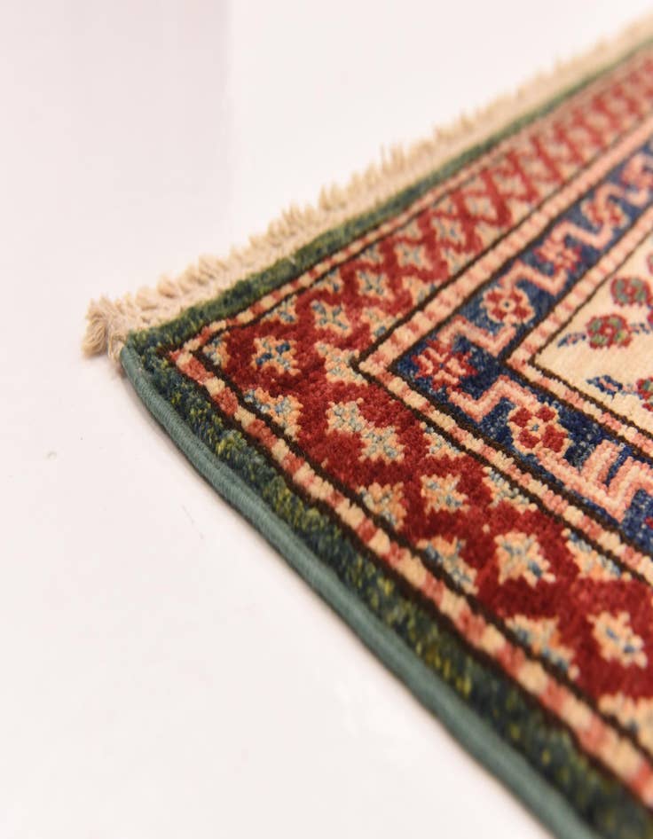 Detail image of  6' 8 x 9' 5  Hand Knotted Kazak Oriental Rug