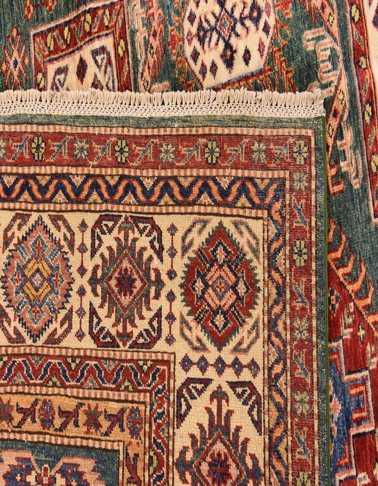 Detail image of  6' 6 x 9' 5  Hand Knotted Kazak Oriental Rug