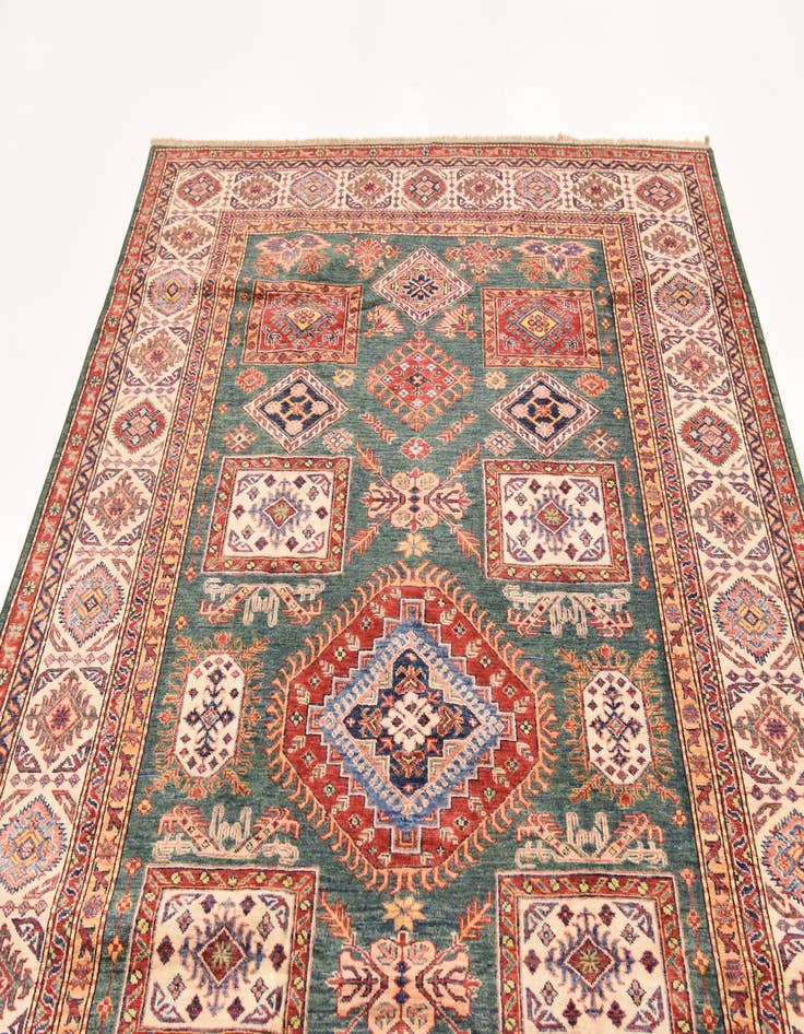 Detail image of  6' 6 x 9' 5  Hand Knotted Kazak Oriental Rug