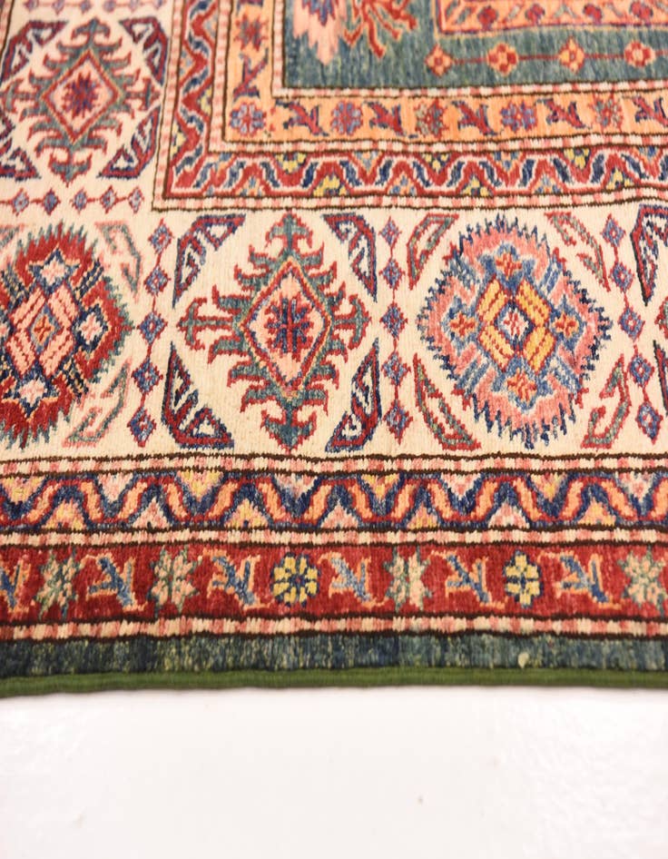 Detail image of  6' 6 x 9' 5  Hand Knotted Kazak Oriental Rug