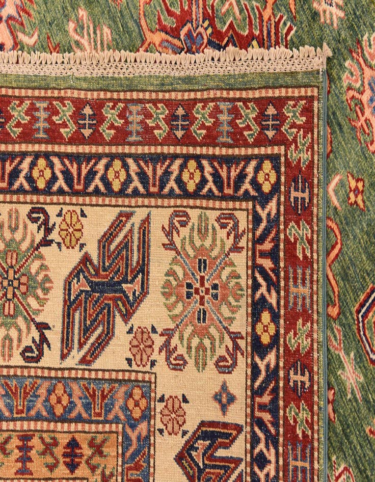 Detail image of  6' 8 x 9' 6  Hand Knotted Kazak Oriental Rug