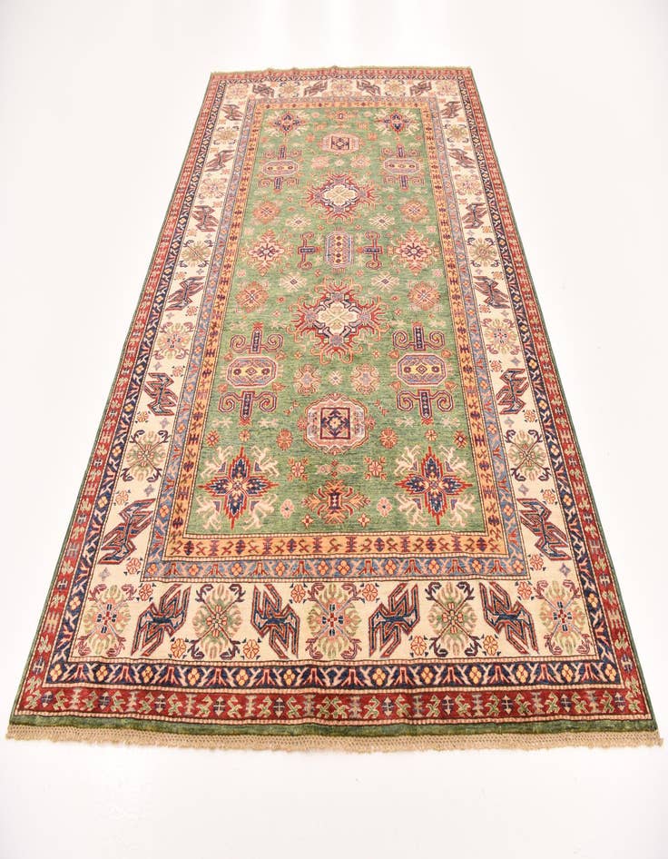 Detail image of  6' 8 x 9' 6  Hand Knotted Kazak Oriental Rug