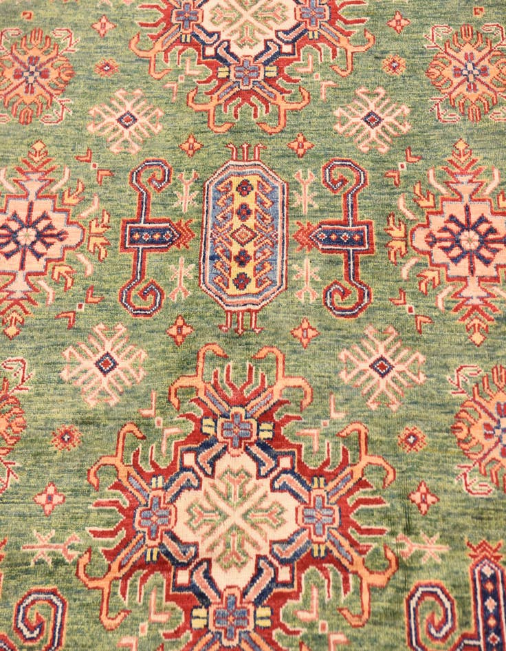 Detail image of  6' 8 x 9' 6  Hand Knotted Kazak Oriental Rug