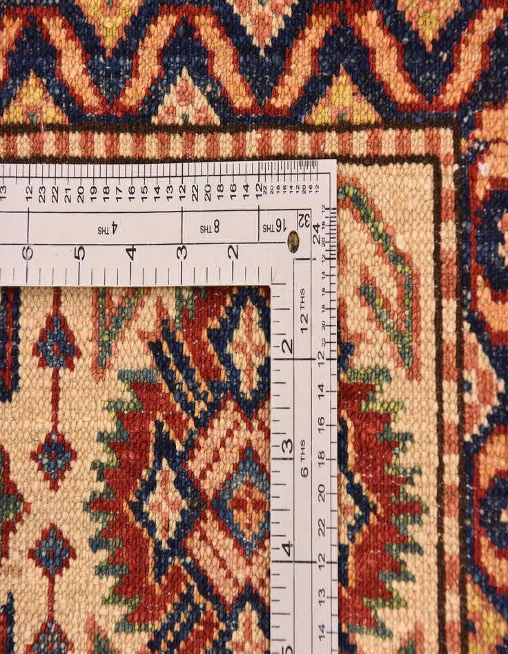 Detail image of  6' 6 x 9' 2  Hand Knotted Kazak Oriental Rug