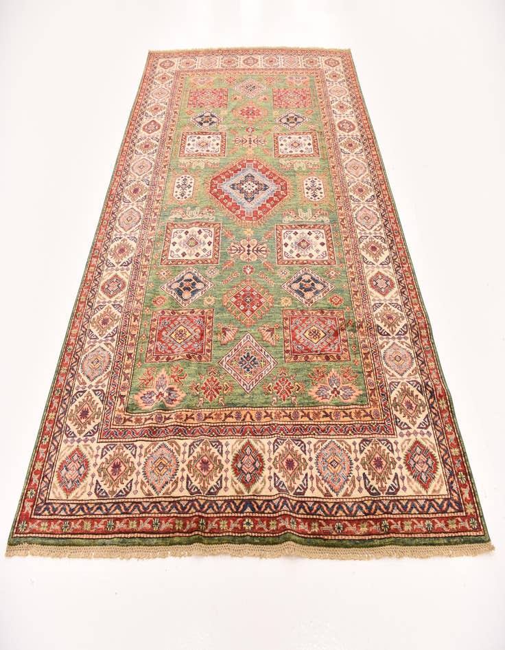 Detail image of  6' 6 x 9' 2  Hand Knotted Kazak Oriental Rug