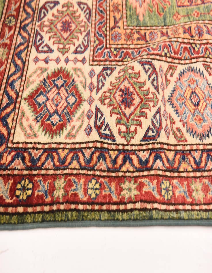 Detail image of  6' 6 x 9' 2  Hand Knotted Kazak Oriental Rug
