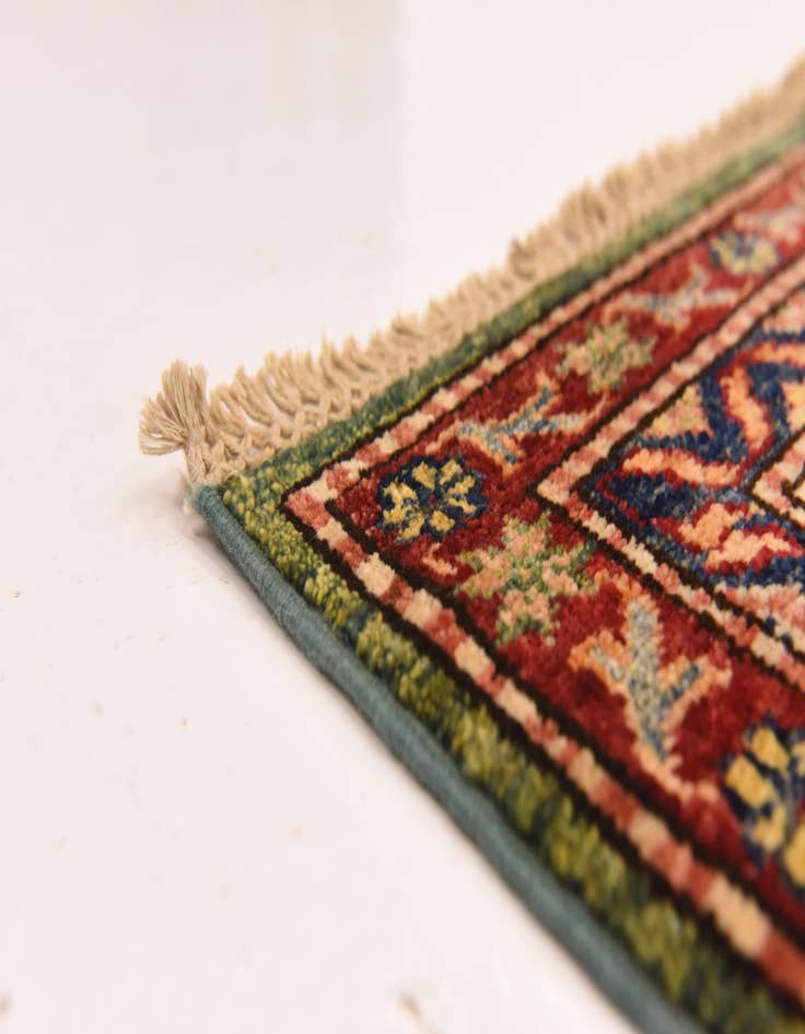 Detail image of  6' 6 x 9' 2  Hand Knotted Kazak Oriental Rug