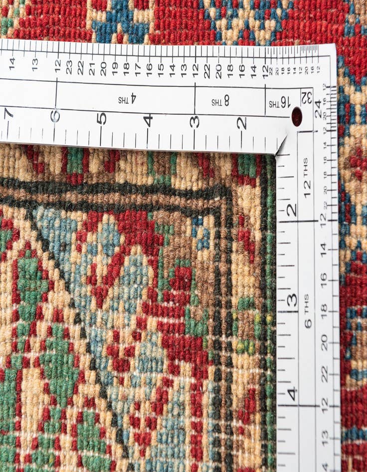 Detail image of  2' 7 x 4' 1  Hand Knotted Kazak Rug