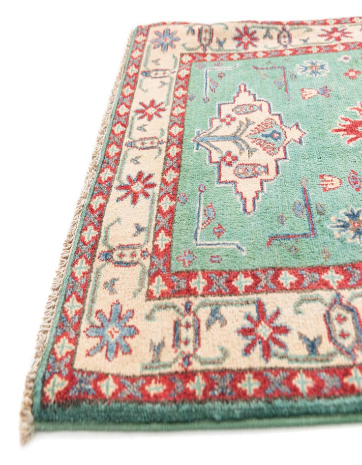 Detail image of  2' 10 x 4' 2  Hand Knotted Kazak Rug