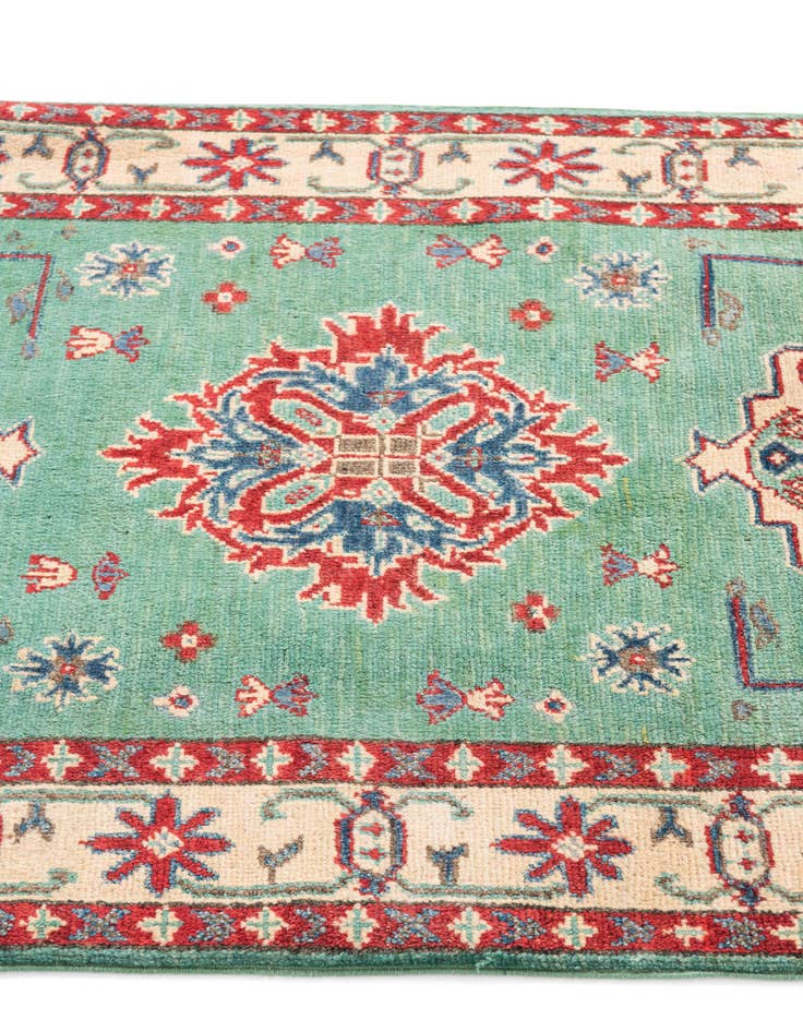 Detail image of  2' 10 x 4' 2  Hand Knotted Kazak Rug