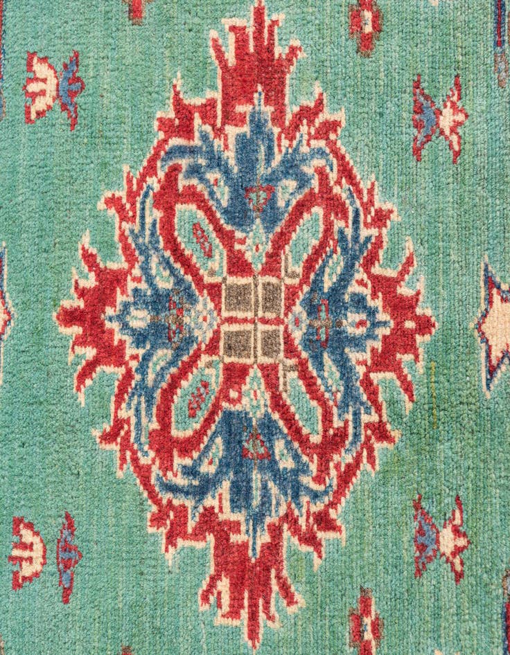 Detail image of  2' 10 x 4' 2  Hand Knotted Kazak Rug