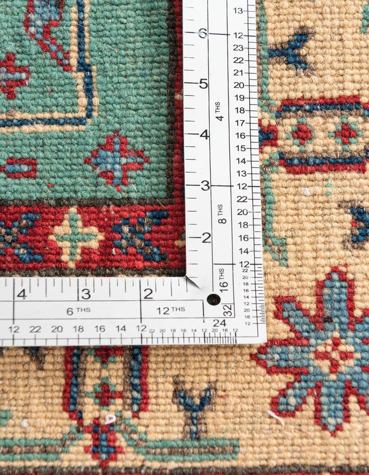 Detail image of  2' 10 x 4' 2  Hand Knotted Kazak Rug