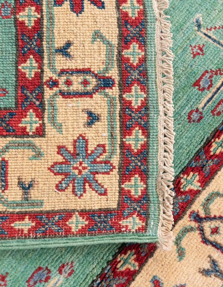Detail image of  2' 10 x 4' 2  Hand Knotted Kazak Rug