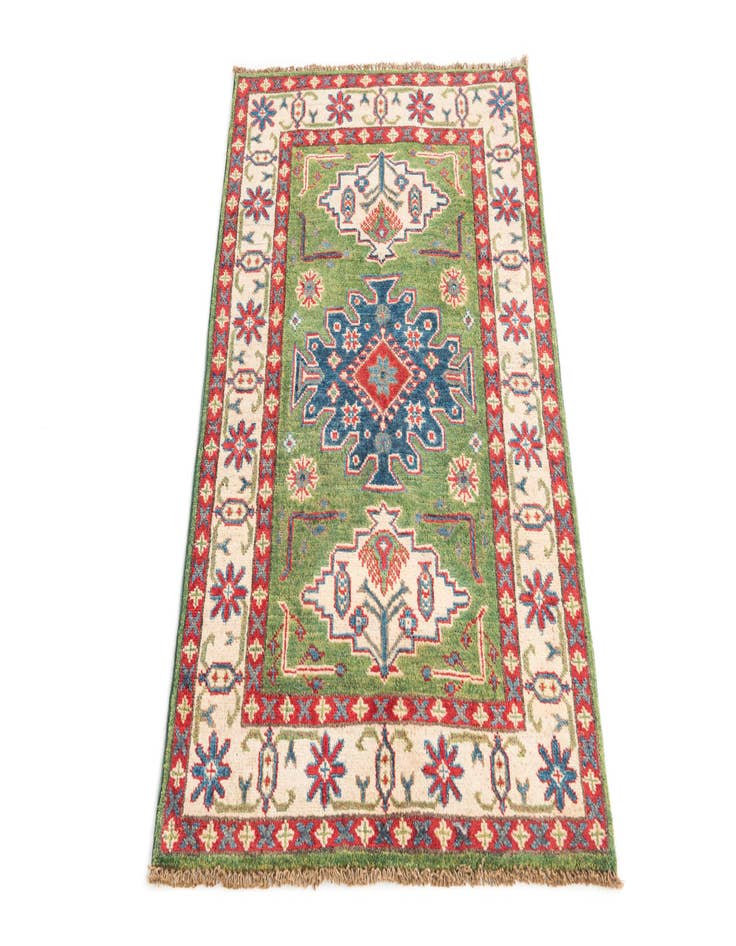 Detail image of  2' 8 x 4' 3  Hand Knotted Kazak Rug