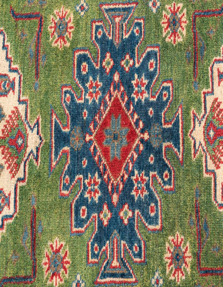 Detail image of  2' 8 x 4' 3  Hand Knotted Kazak Rug