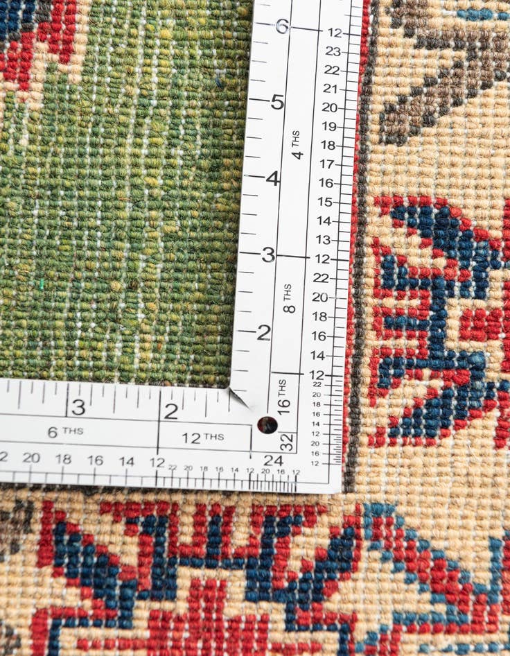 Detail image of  3' 4 x 5'  Hand Knotted Kazak Rug