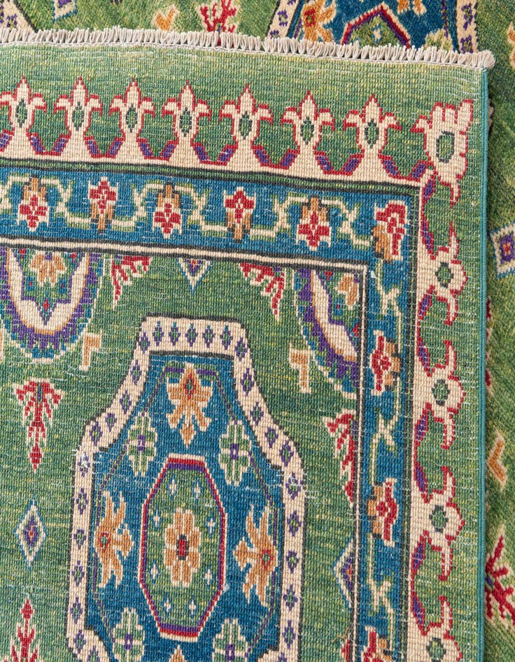 Detail image of  6' 8 x 9' 10  Hand Knotted Kazak Rug