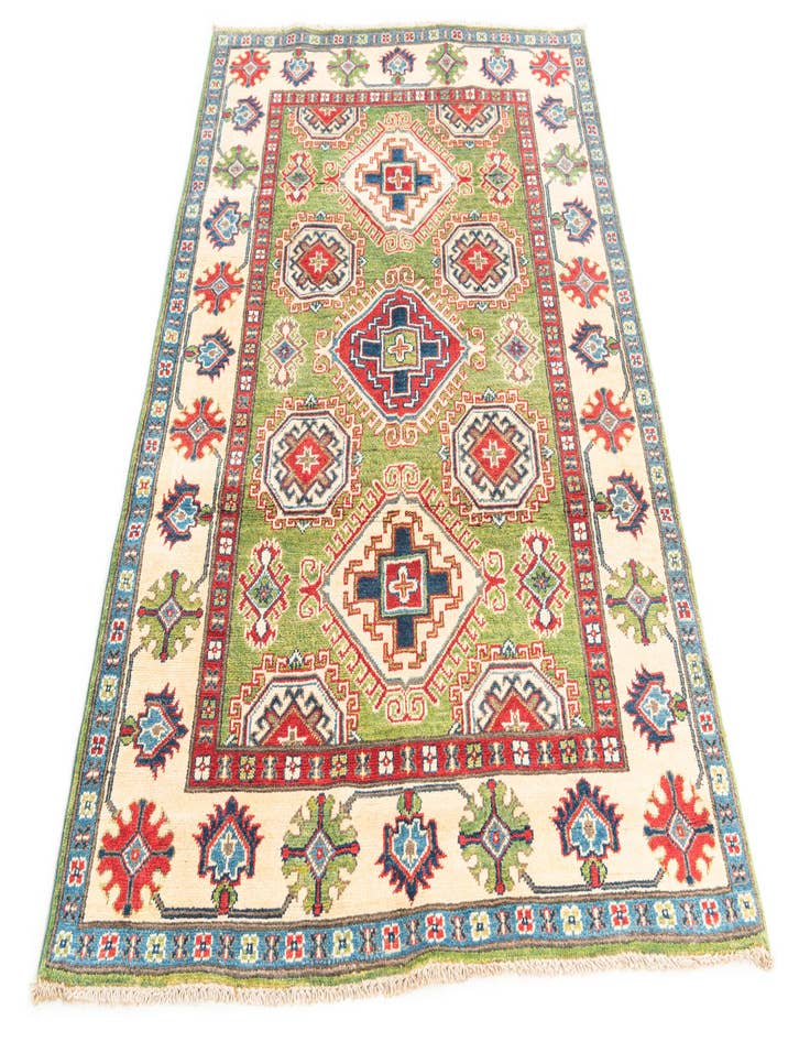 Detail image of  4' x 6'  Hand Knotted Kazak Rug