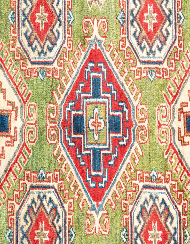 Detail image of  4' x 6'  Hand Knotted Kazak Rug