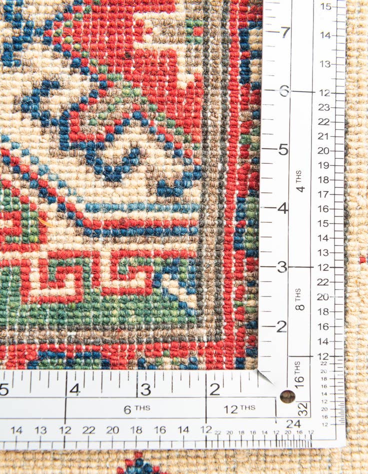 Detail image of  4' x 6'  Hand Knotted Kazak Rug