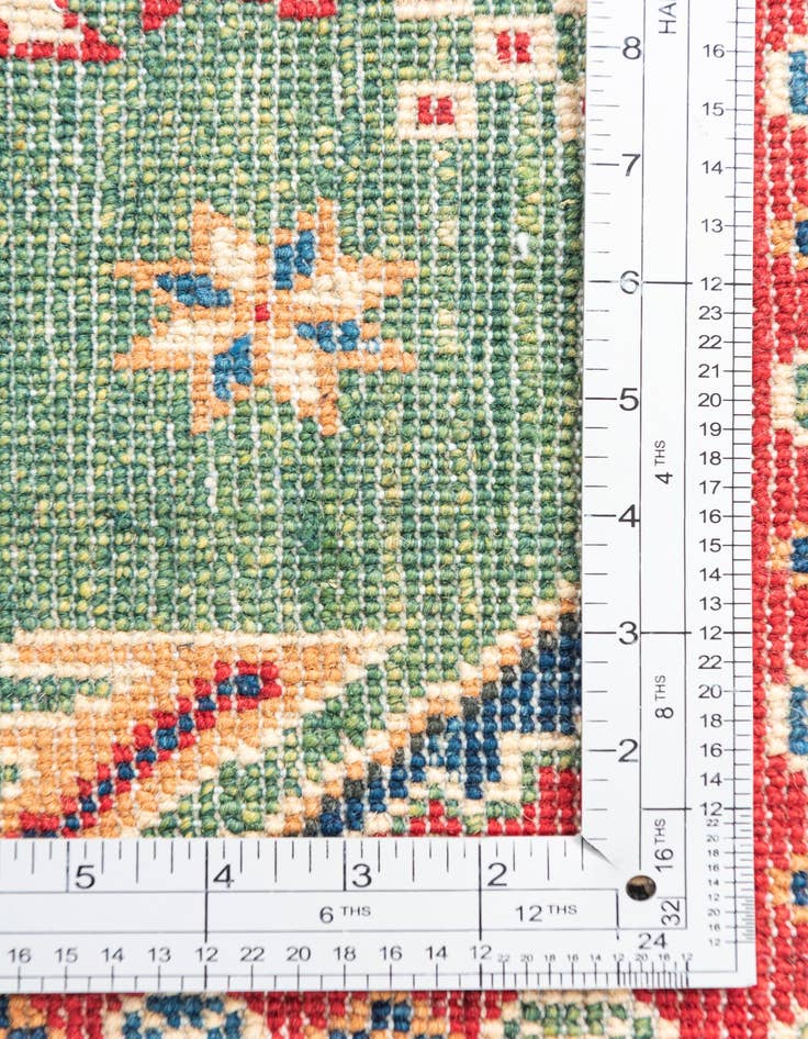 Detail image of  3' 4 x 5' 2  Hand Knotted Kazak Rug