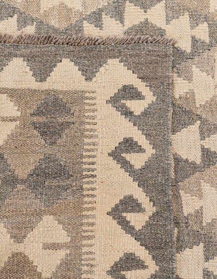 Detail image of  7' x 9' 9  Hand Woven Kilim Maymana Wool Rug