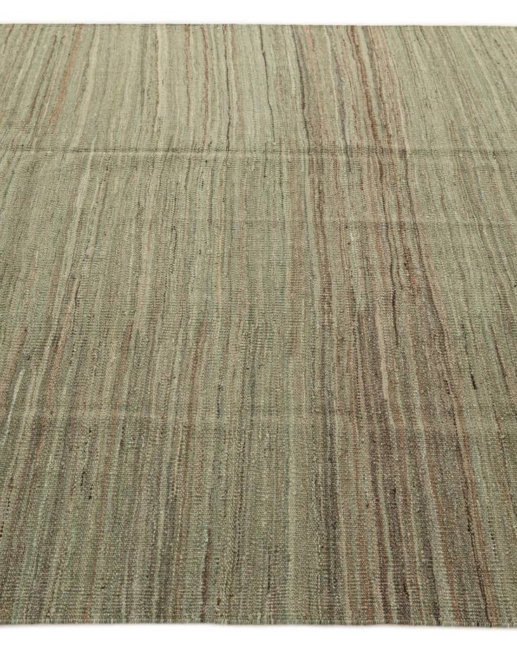 Detail image of  5' 10 x 7' 11  Hand Woven Kilim Modern Wool Rug