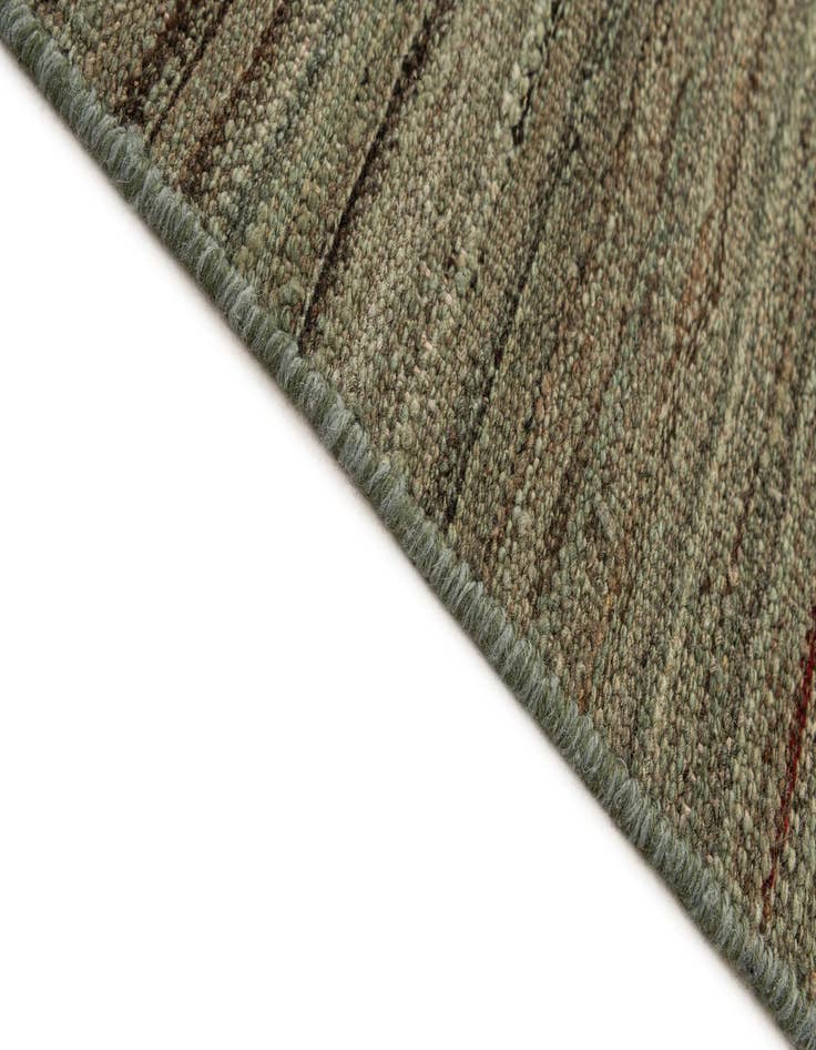 Detail image of  6' 4 x 9' 1  Hand Woven Kilim Modern Wool Rug