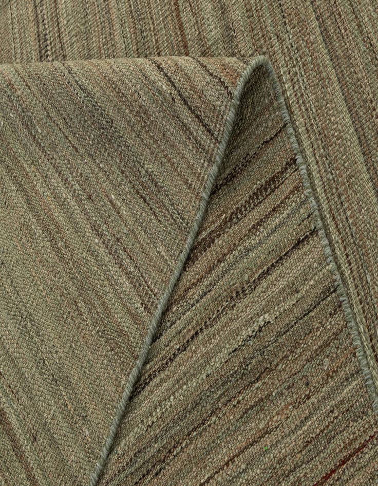 Detail image of  6' 4 x 9' 1  Hand Woven Kilim Modern Wool Rug