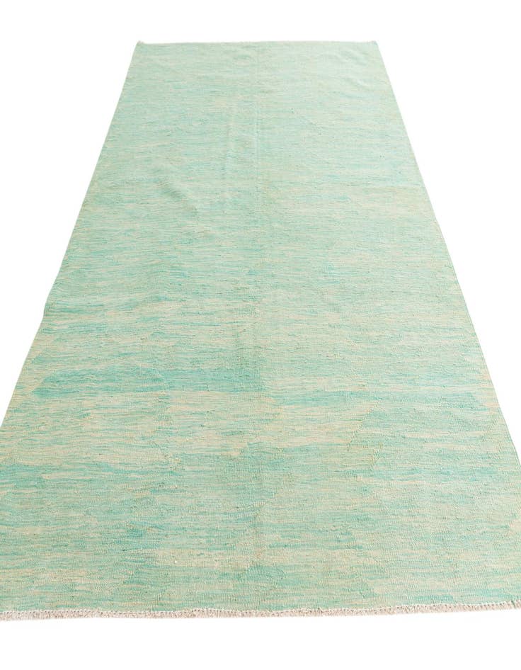 Detail image of  5' 8 x 8' 3  Hand Woven Kilim Modern Wool Rug